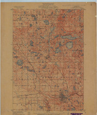 1913 Map of Fergus Falls
