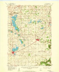 1958 Map of McLeod County, MN, 1959 Print