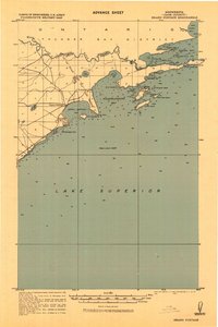 Download a high-resolution, GPS-compatible USGS topo map for Grand Portage, MN (1943 edition)