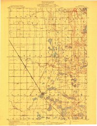 preview thumbnail of historical topo map of Herman, MN in 1911