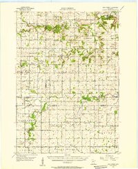 1955 Map of High Forest, 1957 Print