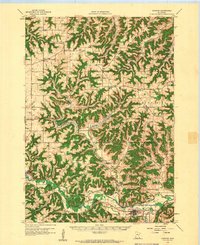 Download a high-resolution, GPS-compatible USGS topo map for Houston, MN (1959 edition)