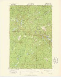 preview thumbnail of historical topo map of Lake County, MN in 1955