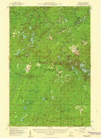 Download a high-resolution, GPS-compatible USGS topo map for Isabella, MN (1957 edition)