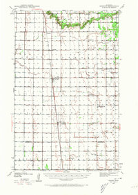 1939 Map of Kittson County, MN, 1973 Print