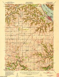 1951 Map of Lake City, 1953 Print