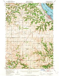 1951 Map of Lake City, 1965 Print