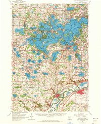 Download a high-resolution, GPS-compatible USGS topo map for Lake Minnetonka, MN (1972 edition)