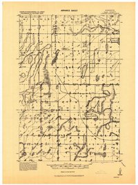 Download a high-resolution, GPS-compatible USGS topo map for Leader, MN (1943 edition)
