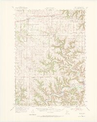 1954 Map of Fillmore County, MN, 1974 Print