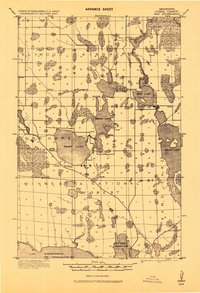 1919 Map of Max, 1943 Print