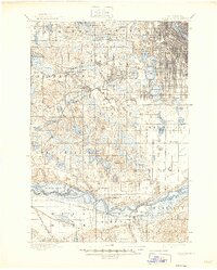 1901 Map of Minneapolis, 1946 Print
