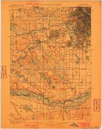 1901 Map of Minneapolis