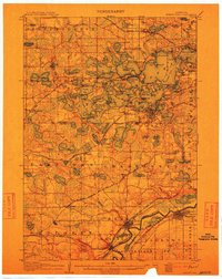 1907 Map of Minnetonka, 1912 Print