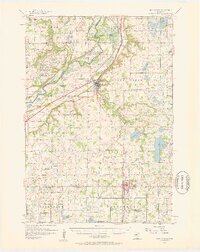 1957 Map of Rice County, MN, 1959 Print