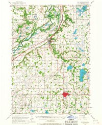 1957 Map of Rice County, MN, 1967 Print