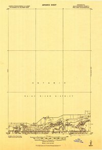 preview thumbnail of historical topo map of Koochiching County, MN in 1919