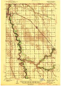 preview thumbnail of historical topo map of Pembina, ND in 1941