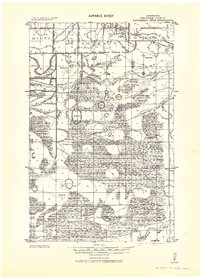 Download a high-resolution, GPS-compatible USGS topo map for Peppermint Creek, MN (1943 edition)