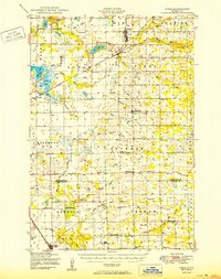 1950 Map of Pierz, MN