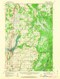 Download a high-resolution, GPS-compatible USGS topo map for Pine City, MN (1963 edition)