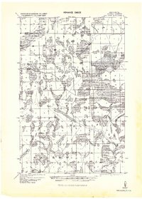 preview thumbnail of historical topo map of Itasca County, MN in 1943