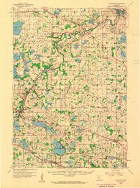 1958 Map of Albertville, MN, 1959 Print