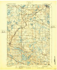 1909 Map of Rockford, 1932 Print