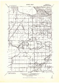 preview thumbnail of historical topo map of Marshall County, MN in 1943
