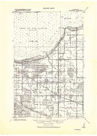 1943 Map of Roosevelt, MN