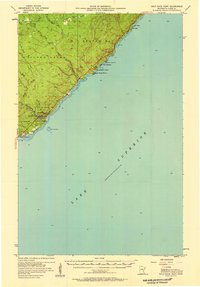 Download a high-resolution, GPS-compatible USGS topo map for Split Rock Point, MN (1958 edition)