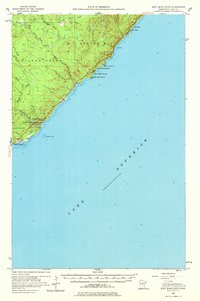 Download a high-resolution, GPS-compatible USGS topo map for Split Rock Point, MN (1977 edition)