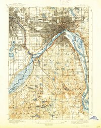 Download a high-resolution, GPS-compatible USGS topo map for St Paul, MN (1938 edition)