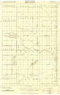 preview thumbnail of historical topo map of Ulen, MN in 1918