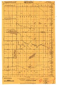 1918 Map of Norman County, MN