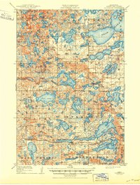 Download a high-resolution, GPS-compatible USGS topo map for Underwood, MN (1949 edition)