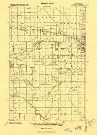 preview thumbnail of historical topo map of Polk County, MN in 1919