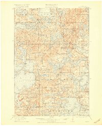 preview thumbnail of historical topo map of Vergas, MN in 1915
