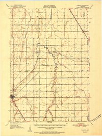 preview thumbnail of historical topo map of Wheaton, MN in 1951