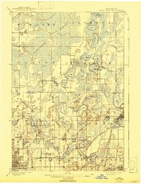 1902 Map of White Bear, 1943 Print