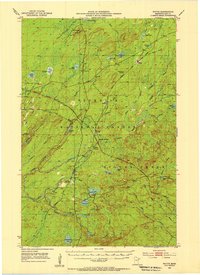 preview thumbnail of historical topo map of Lake County, MN in 1953