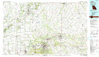 preview thumbnail of historical topo map of Joplin, MO in 1991