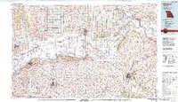 preview thumbnail of historical topo map of Marshall, MO in 1982
