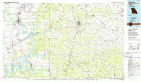 Download a high-resolution, GPS-compatible USGS topo map for Neosho, MO (1986 edition)