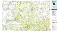 Download a high-resolution, GPS-compatible USGS topo map for Neosho, MO (1990 edition)