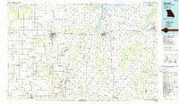 preview thumbnail of historical topo map of Nevada, MO in 1986