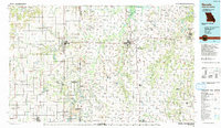 preview thumbnail of historical topo map of Nevada, MO in 1991