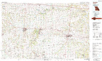 Download a high-resolution, GPS-compatible USGS topo map for Sedalia, MO (1983 edition)