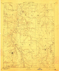 1892 Map of Bolivar, 1912 Print