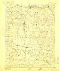 1888 Map of Boonville, 1916 Print